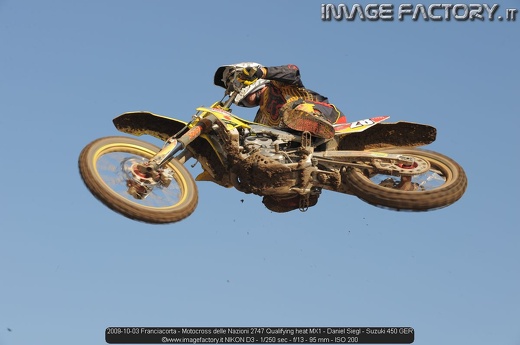 2009-10-03 Franciacorta - Motocross delle Nazioni 2747 Qualifying heat MX1 - Daniel Siegl - Suzuki 450 GER